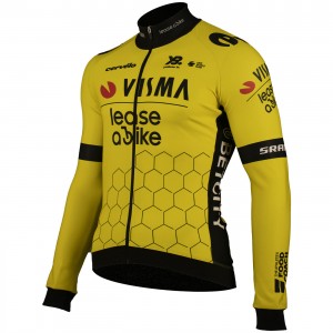 Heren Team Visma Lease a Bike 2025 Premium shirt met lange mouwen