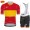 FDJ Pro Team Spanish Espana 2021 Fietskleding Fietsshirt Korte Mouw+Korte Fietsbroeken Bib 2021072841