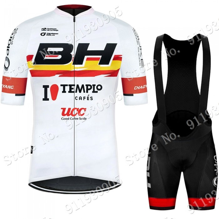 White BH Pro Team 2021 Fietskleding Fietsshirt Korte Mouw+Korte Fietsbroeken Bib 2021072816 White BH Pro Team 2021 Fietskleding Fietsshirt Korte Mouw+Korte Fietsbroeken Bib 2021072816