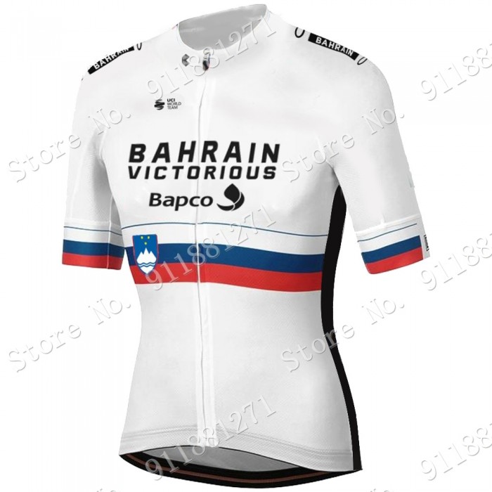 White Slovenia Tour De France Bahrain Victorious 2021 Wielerkleding Fietsshirt Korte Mouw 2021081547 White Slovenia Tour De France Bahrain Victorious 2021 Wielerkleding Fietsshirt Korte Mouw 2021081547