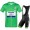 Green Deceuninck quick step Tour De France 2021 Team Fietskleding Fietsshirt Korte Mouw+Korte Fietsbroeken 2021062767