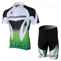 Cannondale Fietsshirt Korte mouw+Korte fietsbroeken met zeem Kits wit 4057