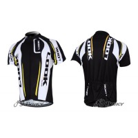 2012 Look Cycle Fietsshirt Korte mouw wit zwart 3844