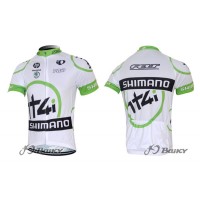 2012 Shimano 1t4iFietsshirt Korte mouw wit groen 3869