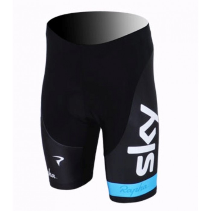 2013 Team Sky Korte fietsbroeken met zeem zwart blauw 4682