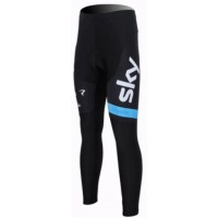 Team Sky lange fietsbroeken met zeem zwart blauw 2013 787