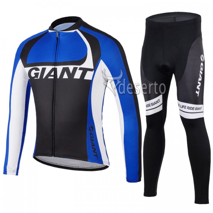 2014 Giant Fietspakken Fietsshirt lange mouw+lange fietsbroeken 4345