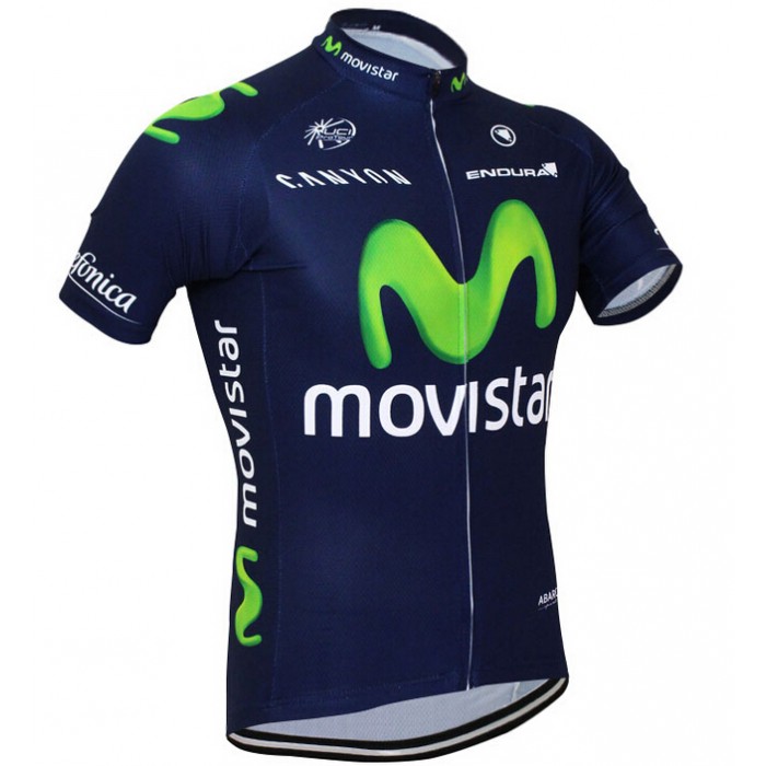 2015 Movistar Fietsshirt Korte Mouw 1877 2015 Movistar Fietsshirt Korte Mouw 1877