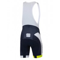 2015 Sportful zwart wit groen Bib Fietsbroek Korte 2270