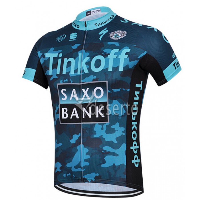 2015 Saxo Bank Tinkoff Fietskleding Fietsshirt Korte Camouflage 1942