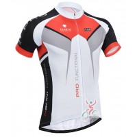 2014 Nalini Fietskleding Fietsshirt Korte rood wit 1467
