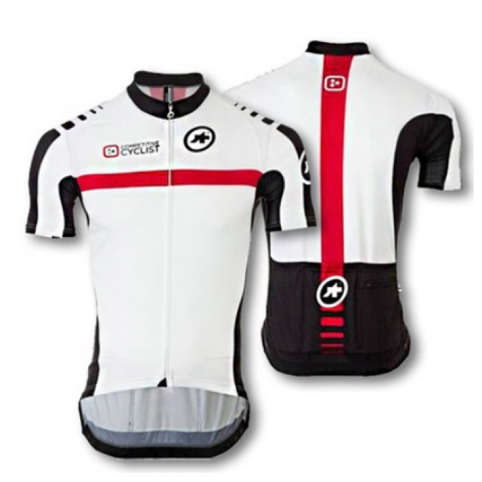 2015 ASSOS Proteam Fietsshirt Korte Mouwen wit 1491
