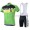 2015 Scott RC Fietskleding Set Fietsshirt Korte Mouwen+Fietsbroek Bib Korte groen 2244