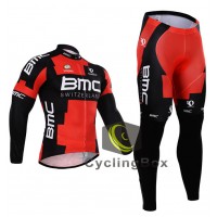 2015 BMC Fietskleding set Fietsshirt Lange Mouwen+lange fietsbroeken 1558