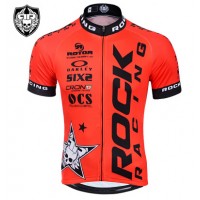2015 Rock Racing Fietsshirt Korte Mouw rouge 2233