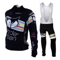 2015 Wilier Dames Fietskleding Fietsshirt lange mouw+Lange fietsbroeken Bib 3535