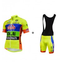 2015 ALE Geel Fietskleding Fietsshirt Korte+Korte Fietsbroeken Bib zwart 2520