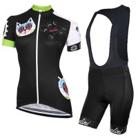 2015 Dames Nalini Cat color Dames Fietskleding Fietsshirt Korte+Korte fietsbroeken Bib 3605