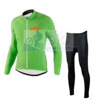 2016 KTM Fietskleding Fietsshirt lange mouw+Lange fietsbroeken 20160042