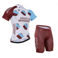 2016 Ag2r La Mondiale Fietskleding Fietsshirt Korte+Korte fietsbroeken 2016036186