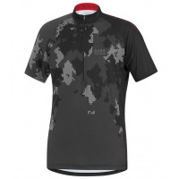 2016 GORE Element Digit Camo anthracite gris Fietsshirt Korte Mouw 2016036550