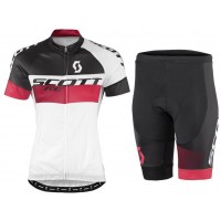 2016 Scott RC wit zwart rood vrouwen Fietskleding Fietsshirt Korte+Korte Fietsbroeken 2016036655