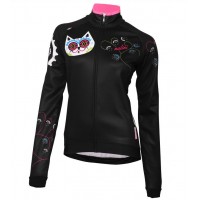 NALINI PRO Dames Bolbeno Fietsshirt lange mouw zwart 20160993