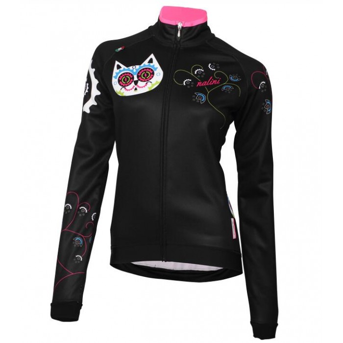 NALINI PRO Dames Bolbeno Fietsshirt lange mouw zwart 20160993
