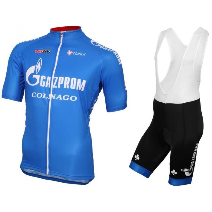 2016 Gazprom-Rusvelo Fietskleding Fietsshirt Korte+Korte Fietsbroeken Bib 20160950 2016 Gazprom-Rusvelo Fietskleding Fietsshirt Korte+Korte Fietsbroeken Bib 20160950