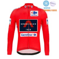 Winter Fleece INEOS Grenadier Spanish Pro Team 2021 Wielerkleding Fietsshirt Korte Mouw 20210458