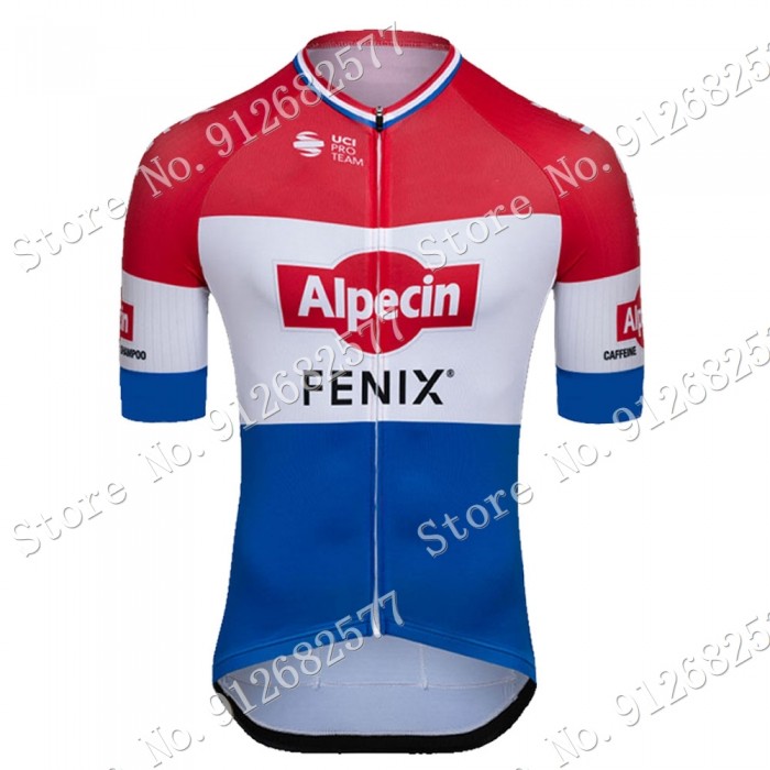 Team 2022 alpecin fenix Fietskleding Fietsshirt Korte Mouw Netherland 202201126