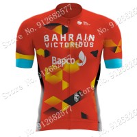 Team Bahrain Victorious 2022 Wielerkleding Fietsshirt Korte Mouw 202201083