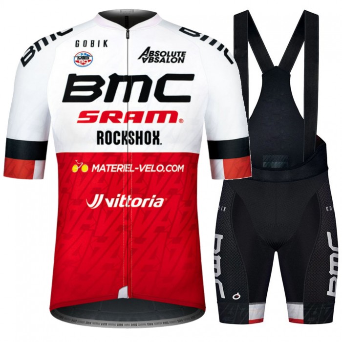 Team BMC 2022 Fietskleding Fietsshirt Korte Mouw+Korte Fietsbroeken 2022052953