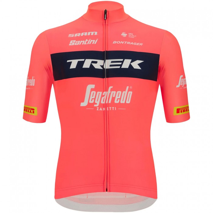 Team TREK SEGAFREDO 2022 Wielerkleding Fietsshirt Korte Mouw RED 2022052938
