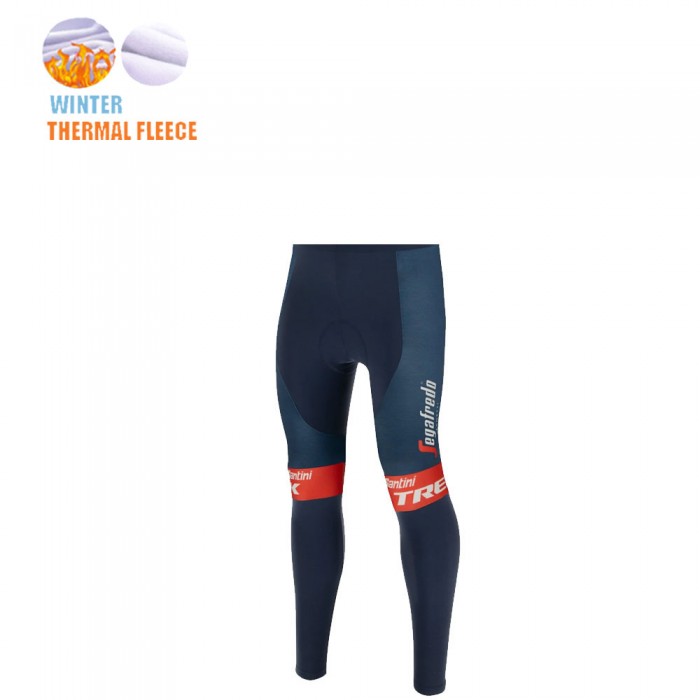 Winter Fleece Trek Segafredo 2022 Pro Team Lange Fietsbroek Bib 202212190