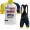 Team Wanty Gobert 2022 Fietskleding Fietsshirt Korte Mouw+Korte Fietsbroeken Bib Yellow 202202182