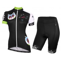 2015 Nalini Cat Dames Fietsshirt Korte Mouwen+Fietsbroek 3513