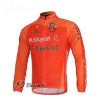 Euskaltel-Euskadi Pro Team Fietsshirt lange mouw roze 4456