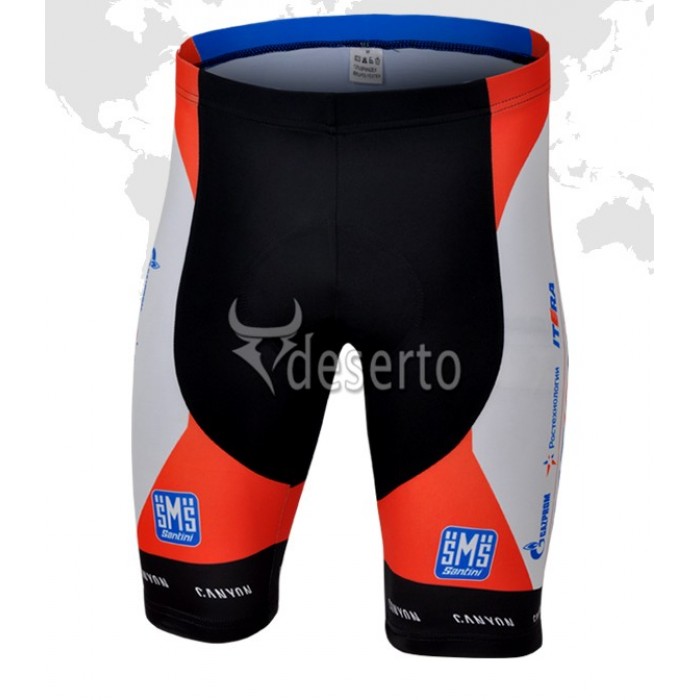 Katusha Team Korte Korte fietsbroeken met zeem 1086