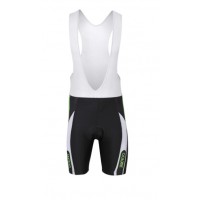 Merida 2014 Korte fietsbroeken Bib met zeem Black groen 1117