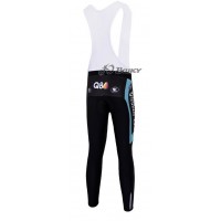 Omega Pharma Quick Step Pro Team lange fietsbroeken Bib met zeem blauw wit 440