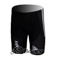 SKY Pro Team Korte fietsbroeken met zeem wit groen 4673