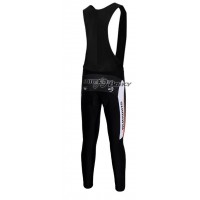 Shimano Pro Team lange fietsbroeken Bib met zeem zwart wit rood 4729