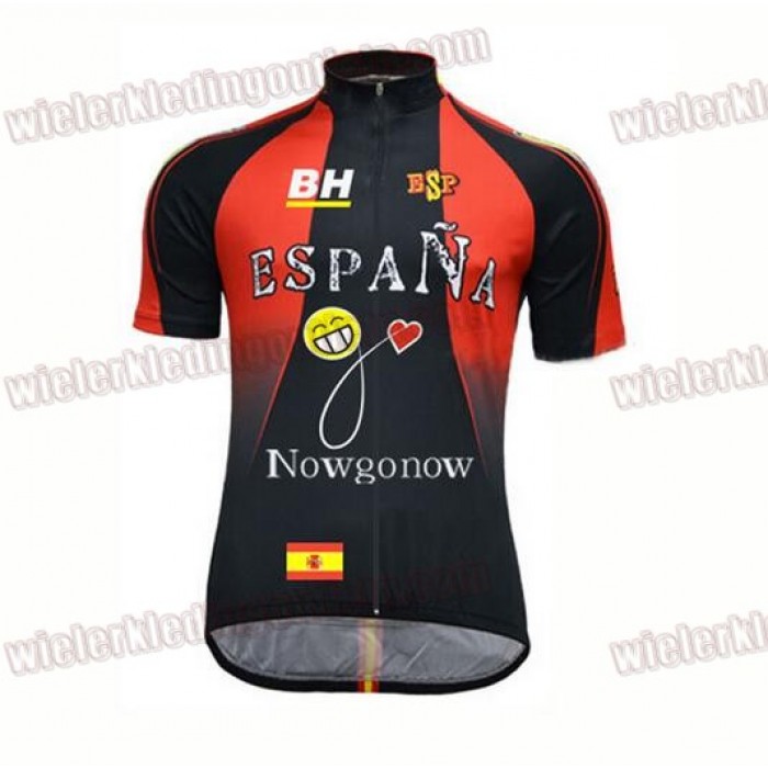 2017 NOWGONOW BH Espana Fietsshirt Korte Mouw 33nl10211