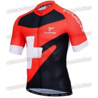 Cuore SILVER Rood Fietsshirt Korte Mouw 33nl10184