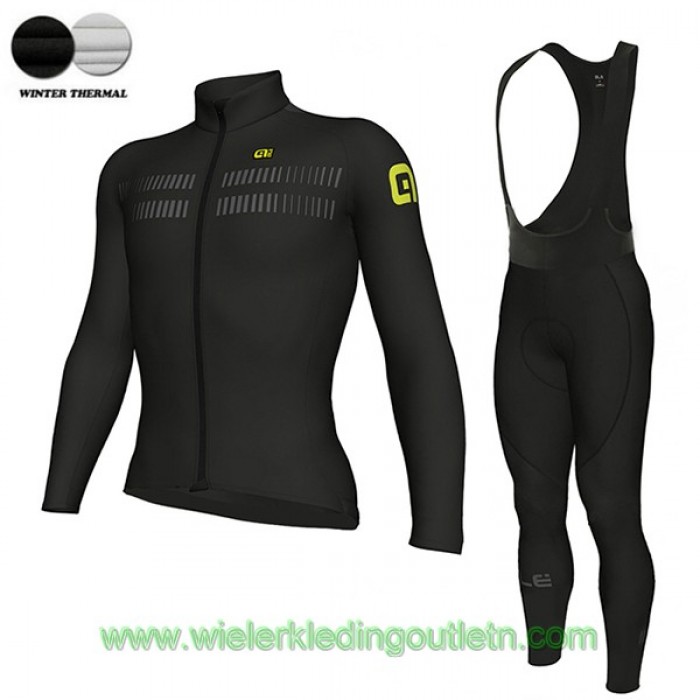 2018 Ale N3 Winter Fietskleding Wielershirt lange mouw+Lange fietsbroeken Bib 457YZBL 2018 Ale N3 Winter Fietskleding Wielershirt lange mouw+Lange fietsbroeken Bib 457YZBL