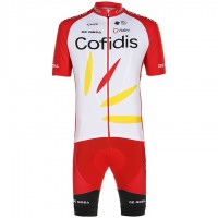 2020 COFIDIS SOLUTIONS CREDITS Wielerkleding Wielershirt Korte Mouw+Korte Fietsbroeken 9G0AC 9G0AC