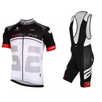 NALINI Bao Fietskleding Wielershirt Korte Mouw+Korte Fietsbroeken Bib Zwart Rood VN7O2 VN7O2