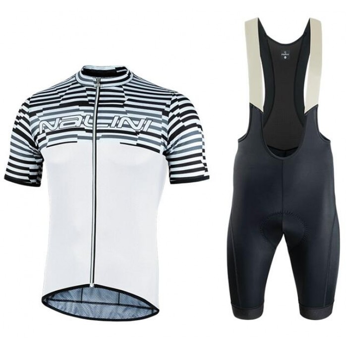 NALINI Chamonix 1924 Fietskleding Wielershirt Korte Mouw+Korte Fietsbroeken Bib Wit Zwart 88JT4 88JT4 NALINI Chamonix 1924 Fietskleding Wielershirt Korte Mouw+Korte Fietsbroeken Bib Wit Zwart 88JT4 88JT4