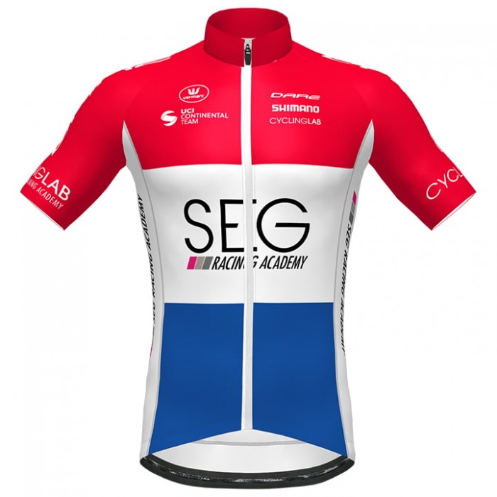 2020 SEG RACING ACADEMY Dutch Champion Fietsshirt Korte Mouw YFPQG YFPQG